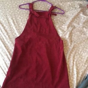 Corduroy Overall Dress